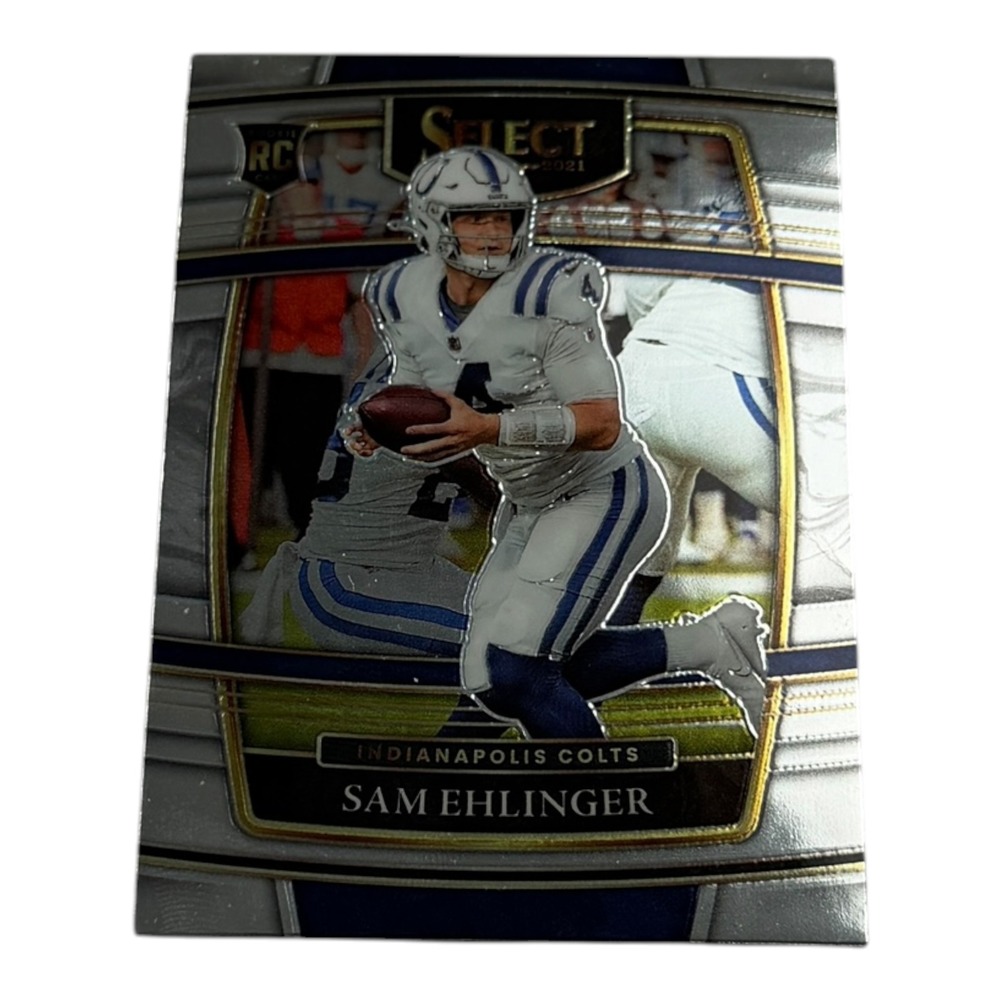 2021 Panini Select Sam Ehlinger Silver Prizm‎ Rookie Card 98 Indianapolis Colts